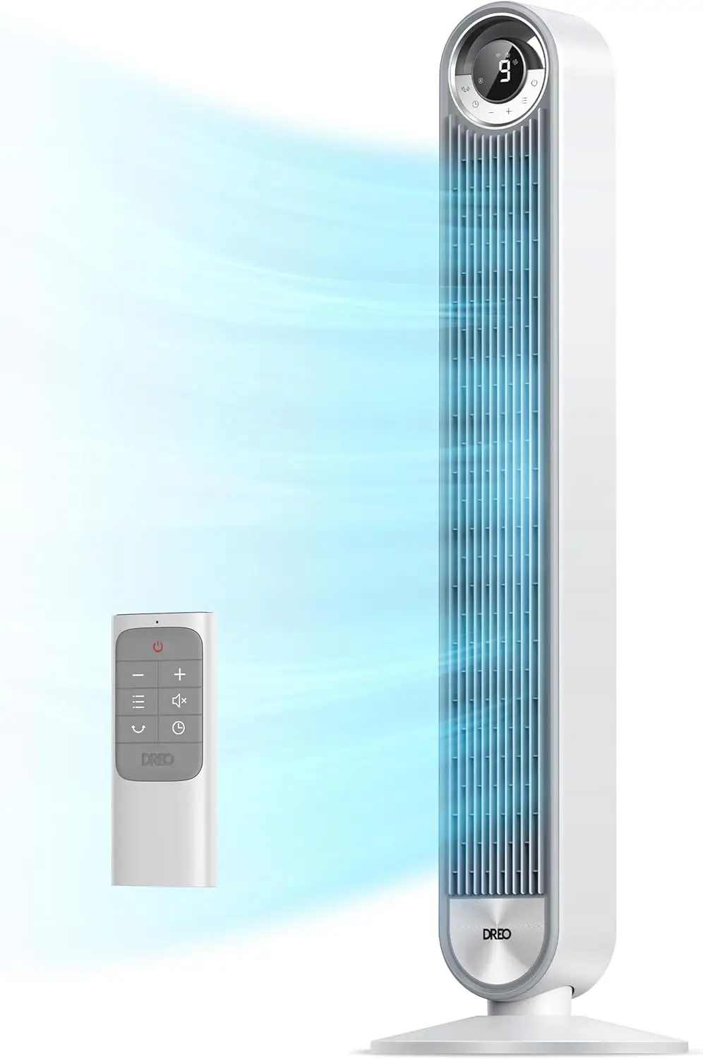Tower Fan for Bedroom, 42" Ultra-Quiet DC Motor Floor Fan with 9 Speeds, 90° Oscillation, 28ft/s Velocity, 12H Timer, Powerful
Tower Fan for Bedroom, 42" Ultra-Quiet DC Motor Floor Fan with 9 Speeds, 90° Oscillation, 28ft/s Velocity, 12H Timer, Powerful
