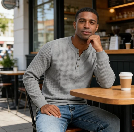 2026 Spring Autumn Hot Sale Men's Slim V-Neck Long Sleeve Base Shirt Ins European & American Style
2026 Spring Autumn Hot Sale Men's Slim V-Neck Long Sleeve Base Shirt Ins European & American Style