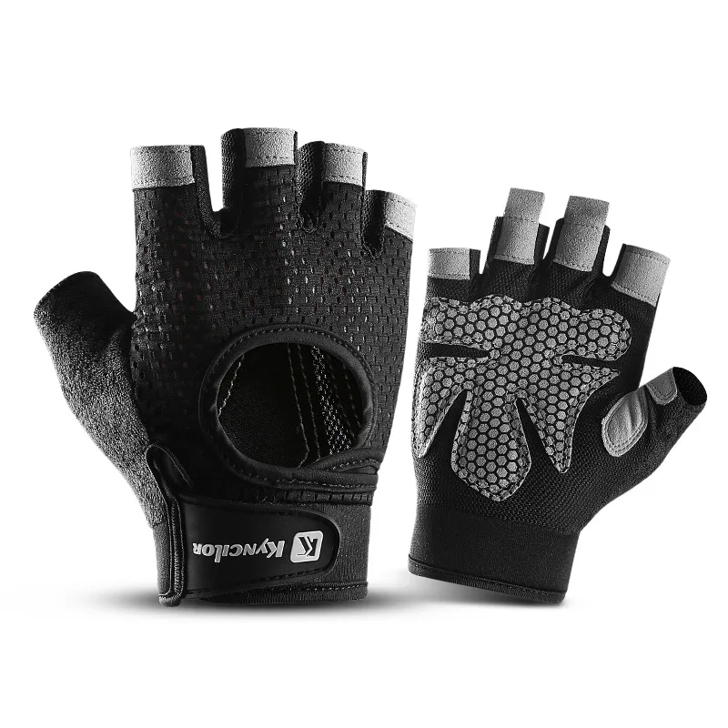 Outdoor Sports Fitness Men Women Weightlifting Breathable Non-slip Silicone Half Finger Cycling Gloves Wholesale
Outdoor Sports Fitness Men Women Weightlifting Breathable Non-slip Silicone Half Finger Cycling Gloves Wholesale