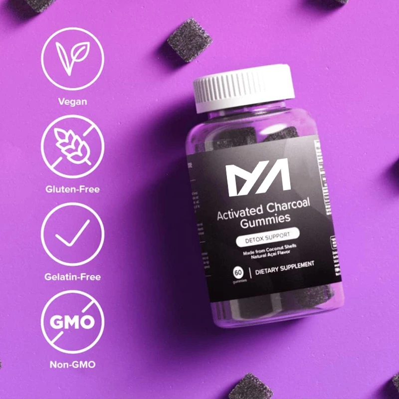 Nutrition coconut activated charcoal gummies - charcoal supplements for detoxification, oral health, and intestinal health
Nutrition coconut activated charcoal gummies - charcoal supplements for detoxification, oral health, and intestinal health