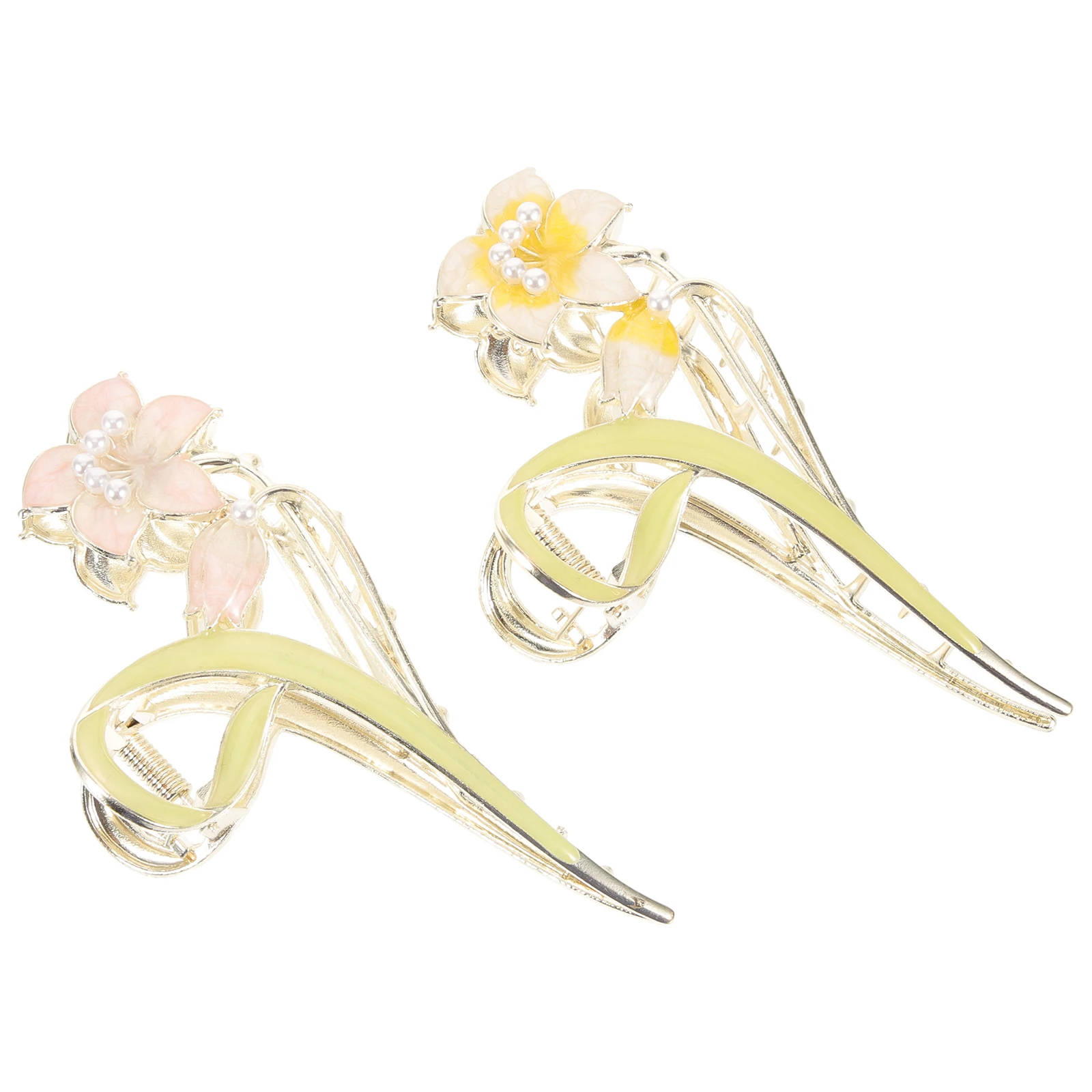 2pcs Large Hairpin Claw Clips Lily Flower Design for Thick Women Hair Accessories Long Curly Wavy Hair Styling
2pcs Large Hairpin Claw Clips Lily Flower Design for Thick Women Hair Accessories Long Curly Wavy Hair Styling