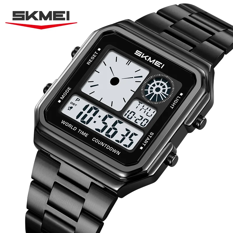 SKMEI 2451 наручные часы с хронографом, экономия дневного света, цифровые деловые мужские электронные часы для женщин, студенческие спортивные водонепроницаемые часы
SKMEI 2451 наручные часы с хронографом, экономия дневного света, цифровые деловые мужские электронные часы для женщин, студенческие спортивные водонепроницаемые часы