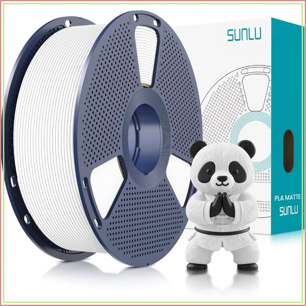 Matte White PLA 3D Printer Filament 1.75mm, 1kg Spool, Dimensional Accuracy +/- 0.02mm
Matte White PLA 3D Printer Filament 1.75mm, 1kg Spool, Dimensional Accuracy +/- 0.02mm