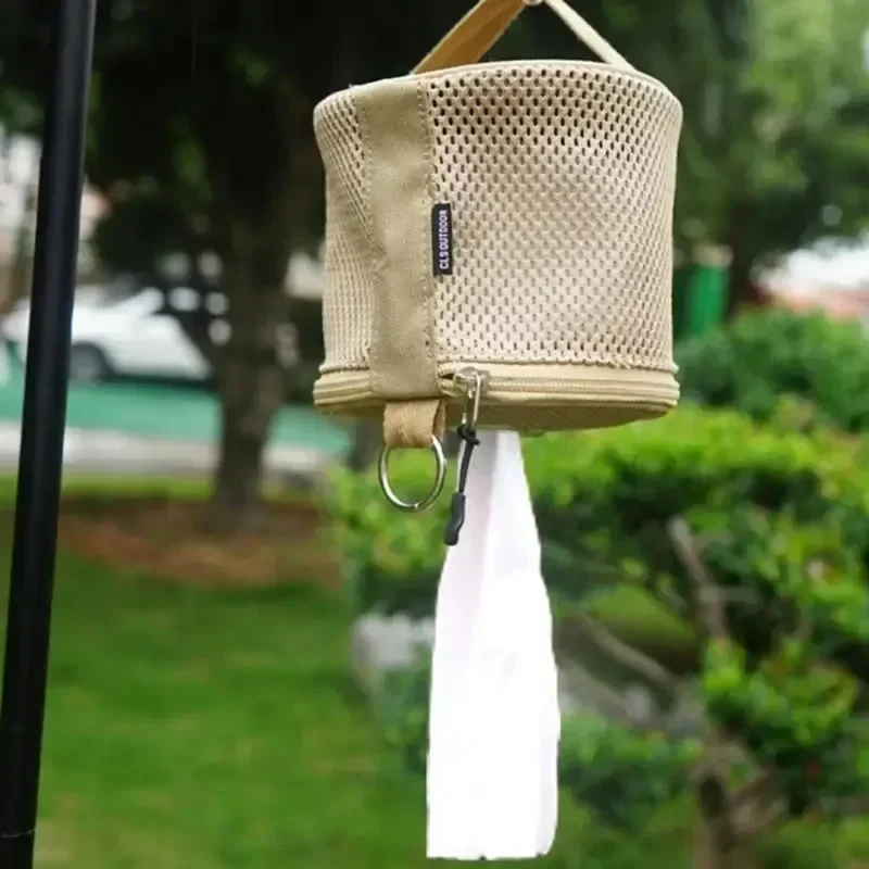 Outdoor camping tissue case roll paper storage bag with hook portable tissue holder tent hanging napkin holder camping supplies
Outdoor camping tissue case roll paper storage bag with hook portable tissue holder tent hanging napkin holder camping supplies