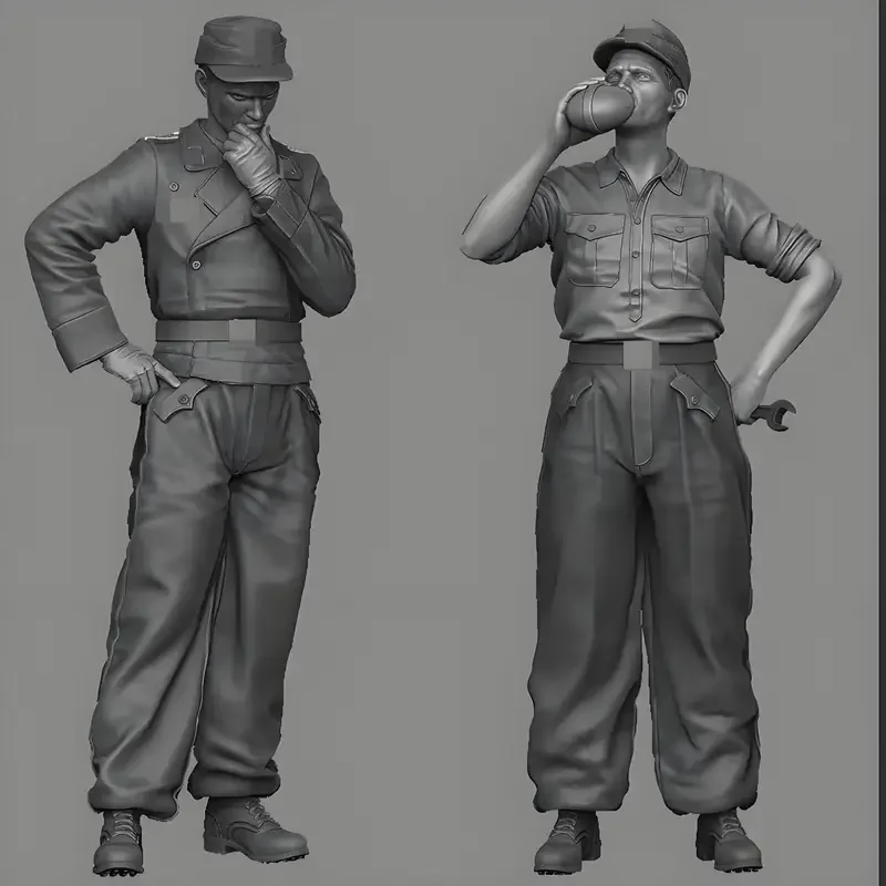 Модель солдата из смолы 1/35, механик танка США времен Второй мировой войны, белая форма, GK, в разобранном виде и неокрашенном виде
Модель солдата из смолы 1/35, механик танка США времен Второй мировой войны, белая форма, GK, в разобранном виде и неокрашенном виде