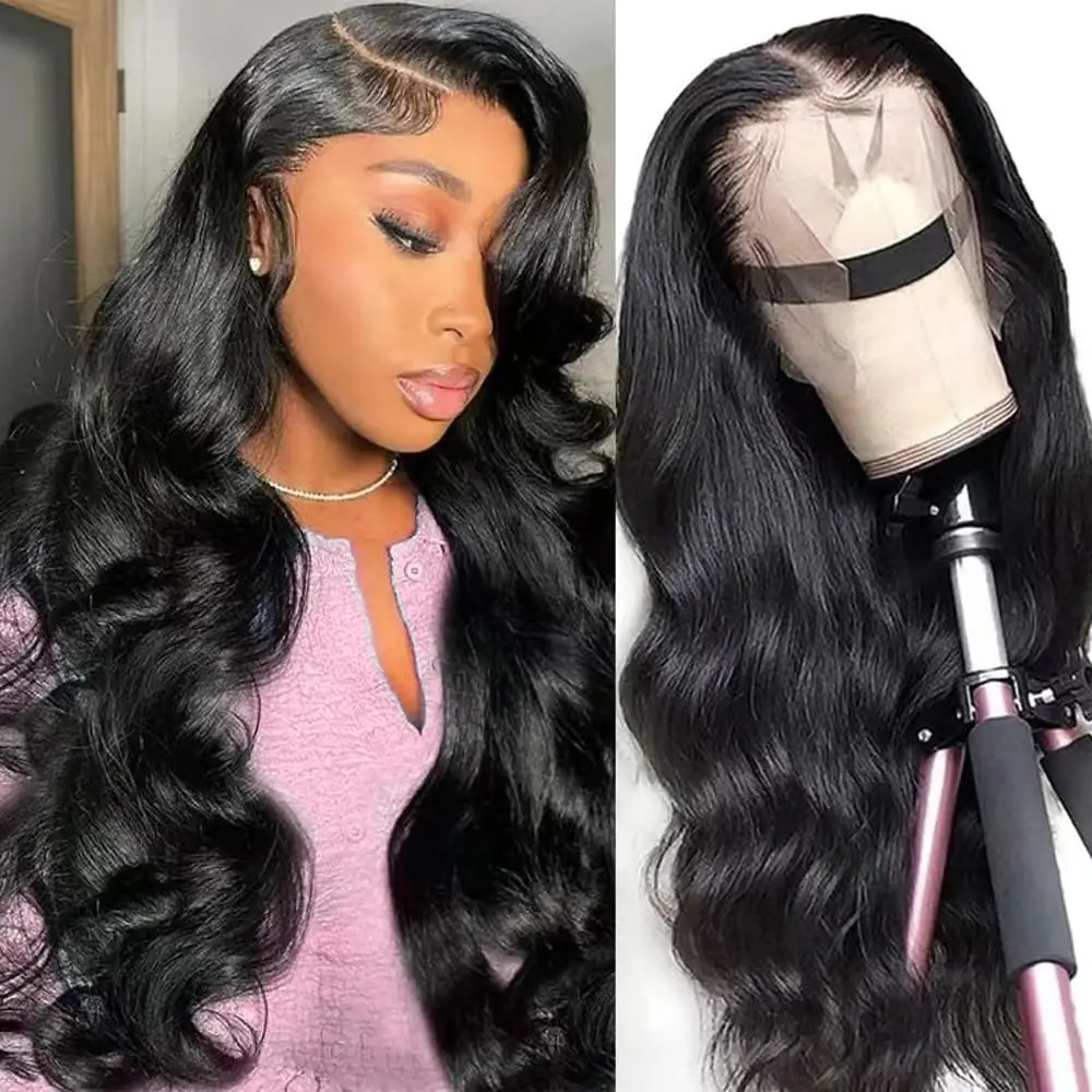 13x6 HD Transparent Lace Frontal Wigs Body Wave Human Hair Wigs Preplucked 30 Inch Black 13x4 Brazilian Hair Wigs for Women
13x6 HD Transparent Lace Frontal Wigs Body Wave Human Hair Wigs Preplucked 30 Inch Black 13x4 Brazilian Hair Wigs for Women