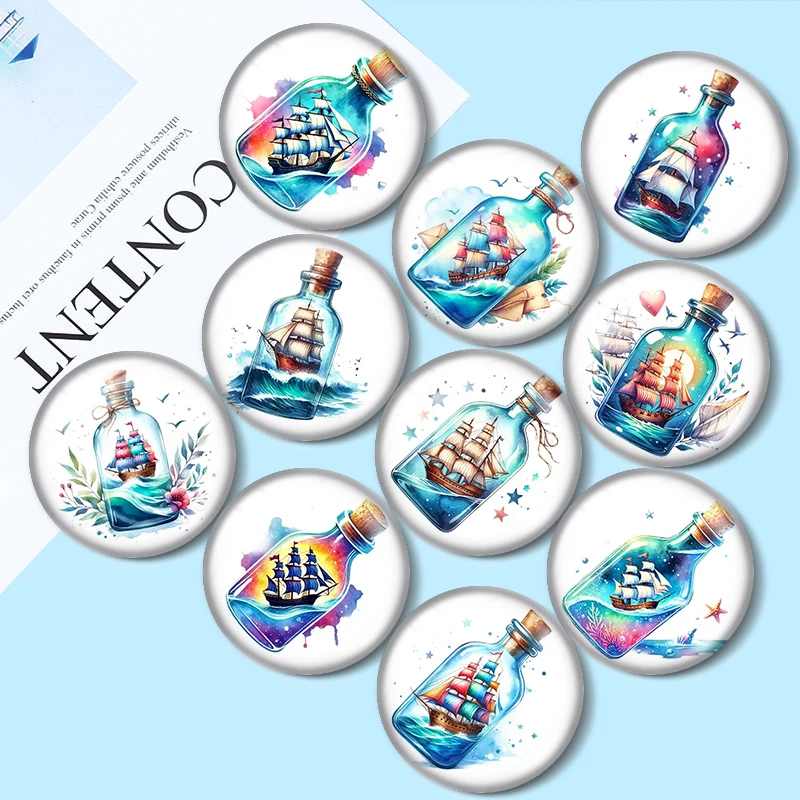 Watercolor Drifting Bottle 12/18/20/25mm glass cabochon bracelet pendant rings for jewelry demo earrings back Making findings
Watercolor Drifting Bottle 12/18/20/25mm glass cabochon bracelet pendant rings for jewelry demo earrings back Making findings