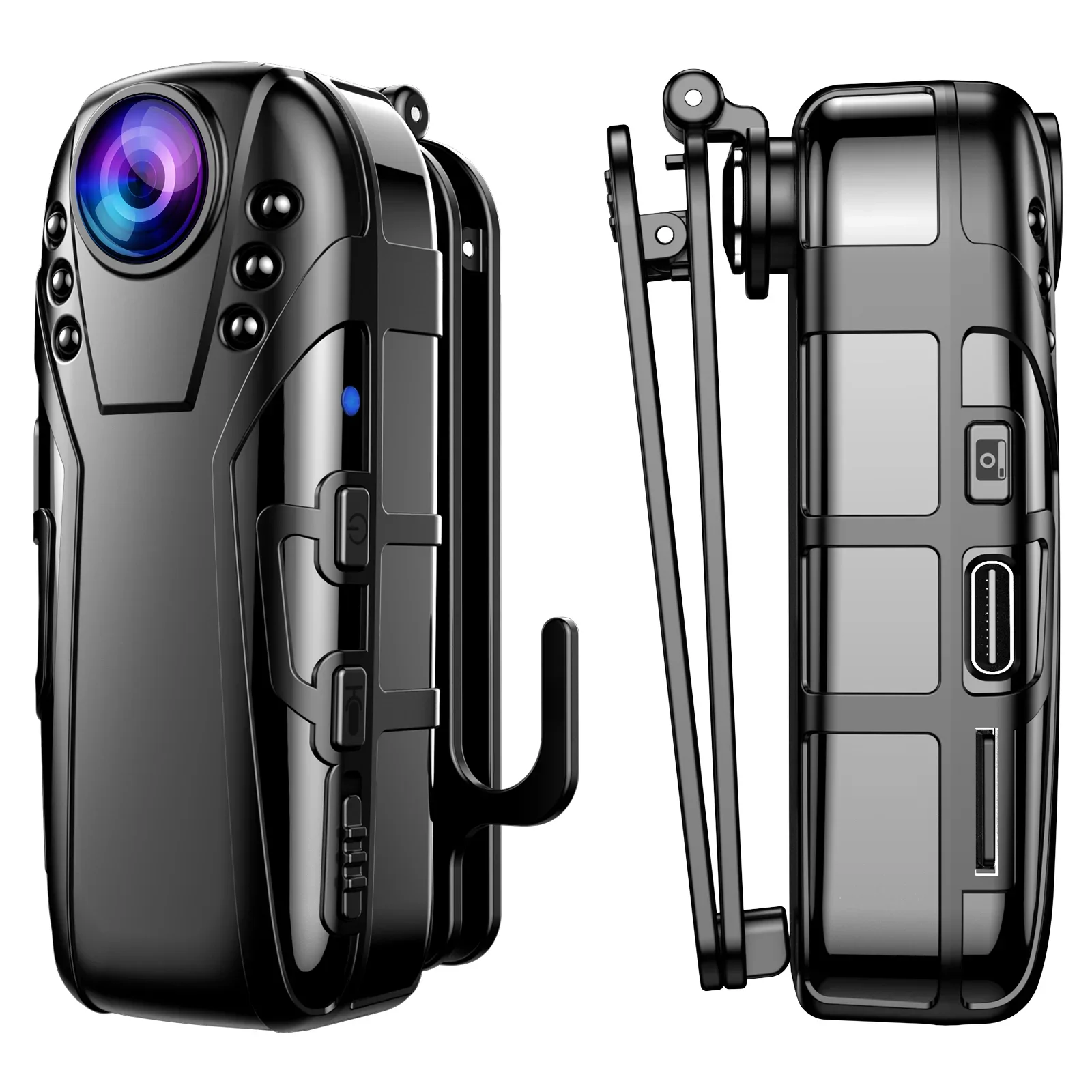 1080P HD Cam Mini Camera Outdoor Night Vision Police Camcorder 125° Angle Wireless Video Recorder Monitor Security Surveillance
1080P HD Cam Mini Camera Outdoor Night Vision Police Camcorder 125° Angle Wireless Video Recorder Monitor Security Surveillance