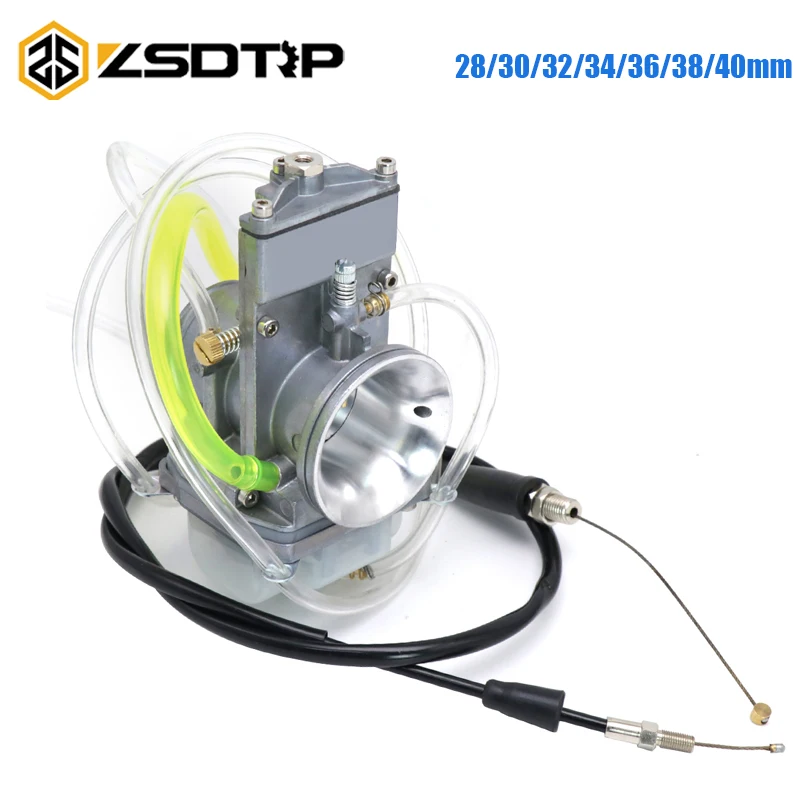 ZSDTRP 36/38/40mm HV 2 Stroke Power Jet Carburetor High Velocity Adjustable Power Jet for EXCF250 SXF250 SX400
ZSDTRP 36/38/40mm HV 2 Stroke Power Jet Carburetor High Velocity Adjustable Power Jet for EXCF250 SXF250 SX400