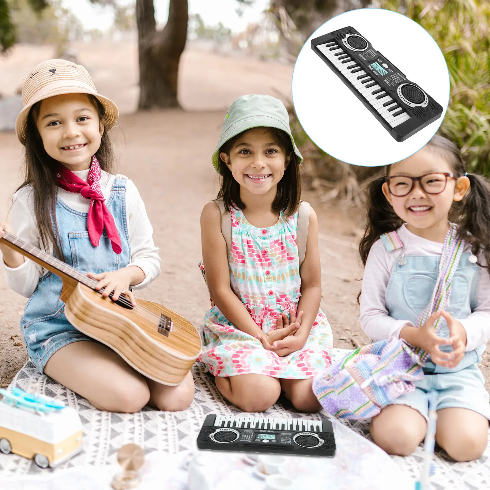 1Pcs Piano 37 Keys Educational Music Instrument Portable Electronic Organ for Toddlers Baby Hand Eye
1Pcs Piano 37 Keys Educational Music Instrument Portable Electronic Organ for Toddlers Baby Hand Eye