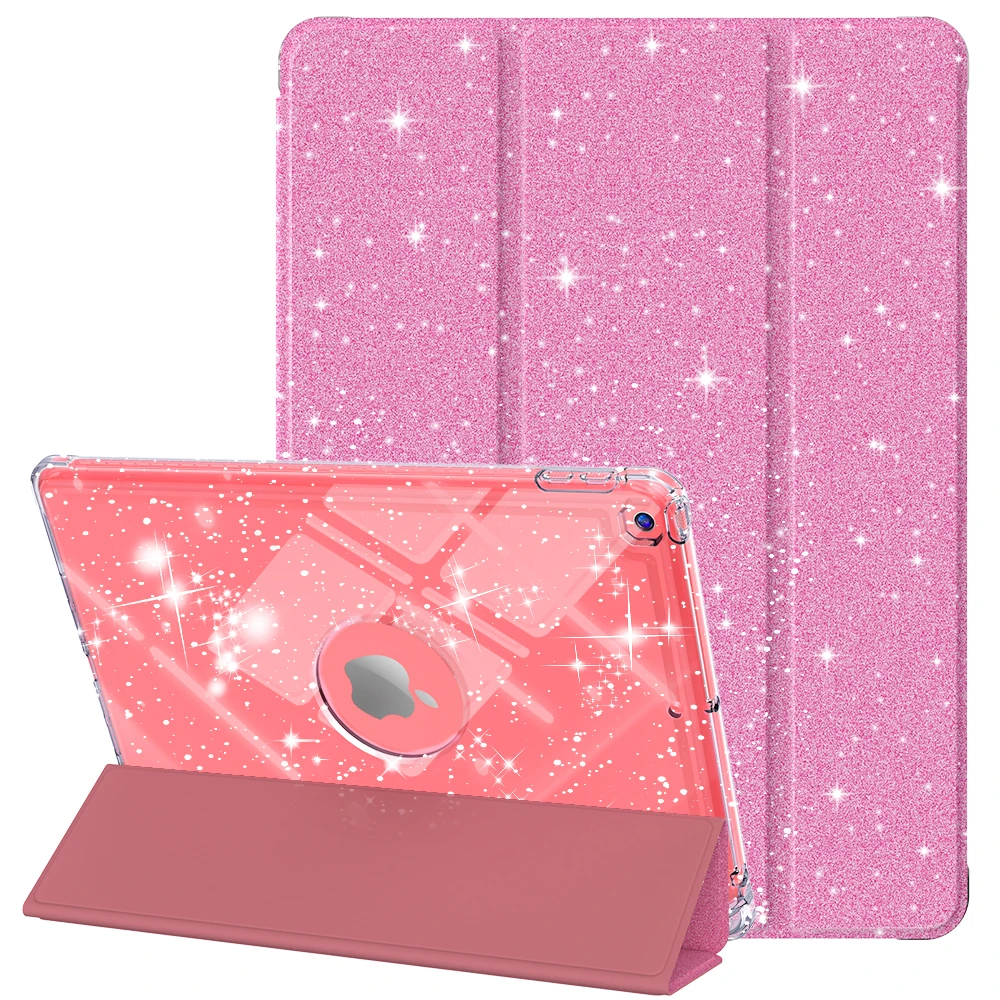Smart Glitter Case Universal For iPad 10.2 2019 2020 2021 7th 8th 9th Generation TPU Clear Back Stand Leather Cover Auto Sleep
Smart Glitter Case Universal For iPad 10.2 2019 2020 2021 7th 8th 9th Generation TPU Clear Back Stand Leather Cover Auto Sleep