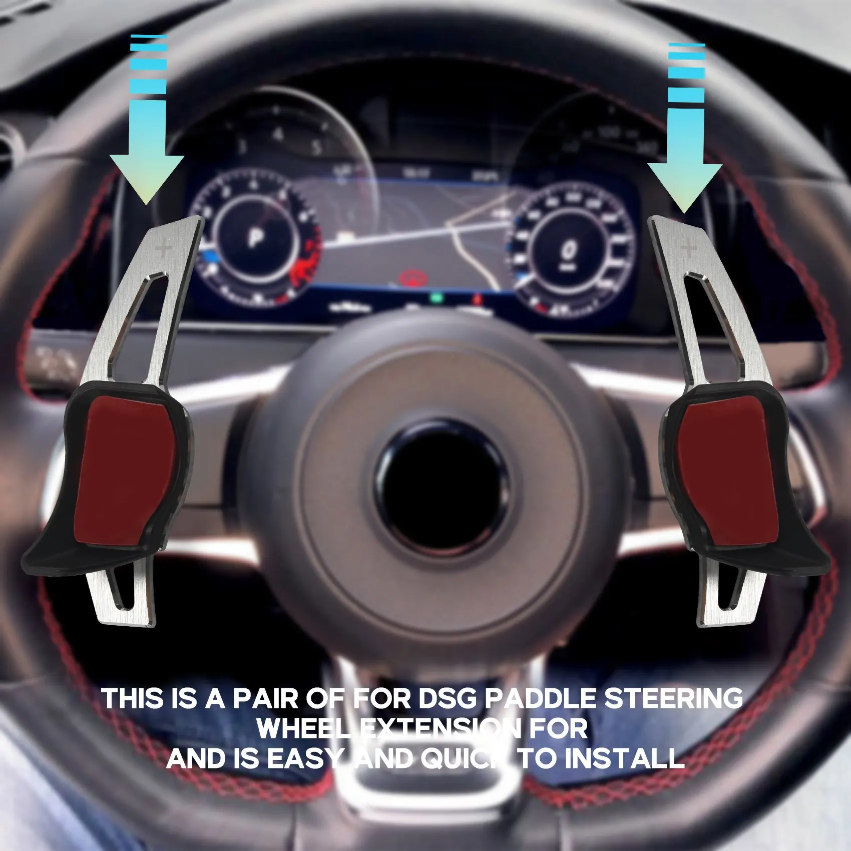 Трендовый алюминиевый сплав для весла для Public Golf 6 Mk6 R20 R36 Cc для переключения рулевого колеса, 
Трендовый алюминиевый сплав для весла для Public Golf 6 Mk6 R20 R36 Cc для переключения рулевого колеса,