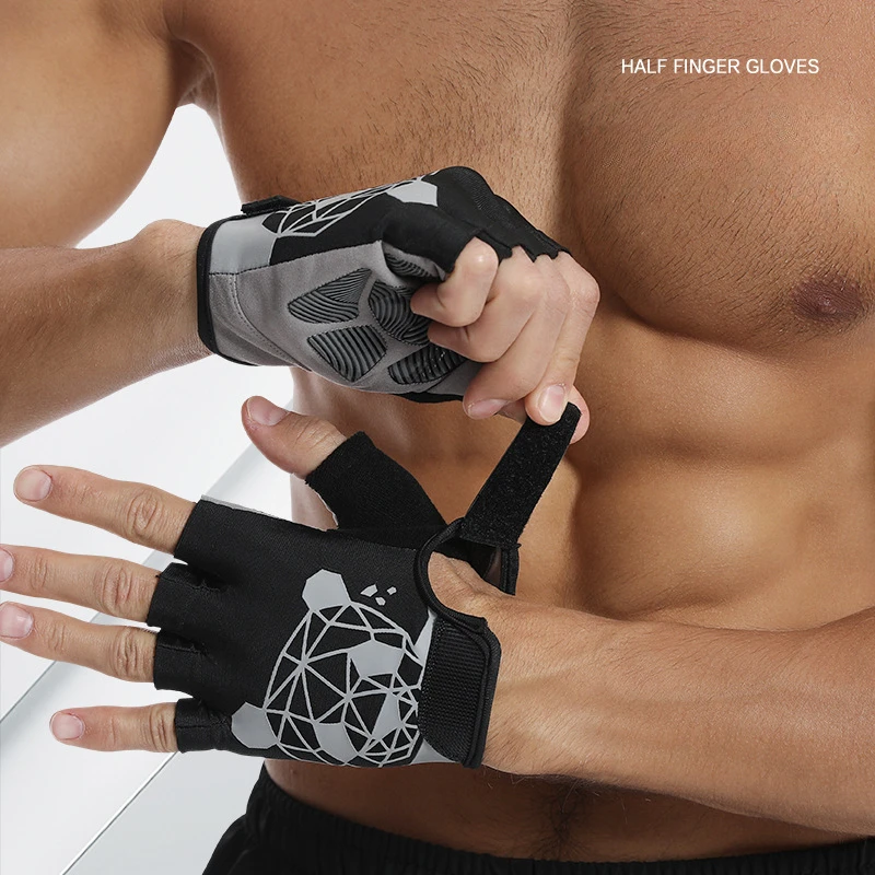 Fitness Gloves Panda Half Finger Gloves with Thickened Silicone Anti Slip Palm Protection for Dumbbell Riding Men and Women
Fitness Gloves Panda Half Finger Gloves with Thickened Silicone Anti Slip Palm Protection for Dumbbell Riding Men and Women