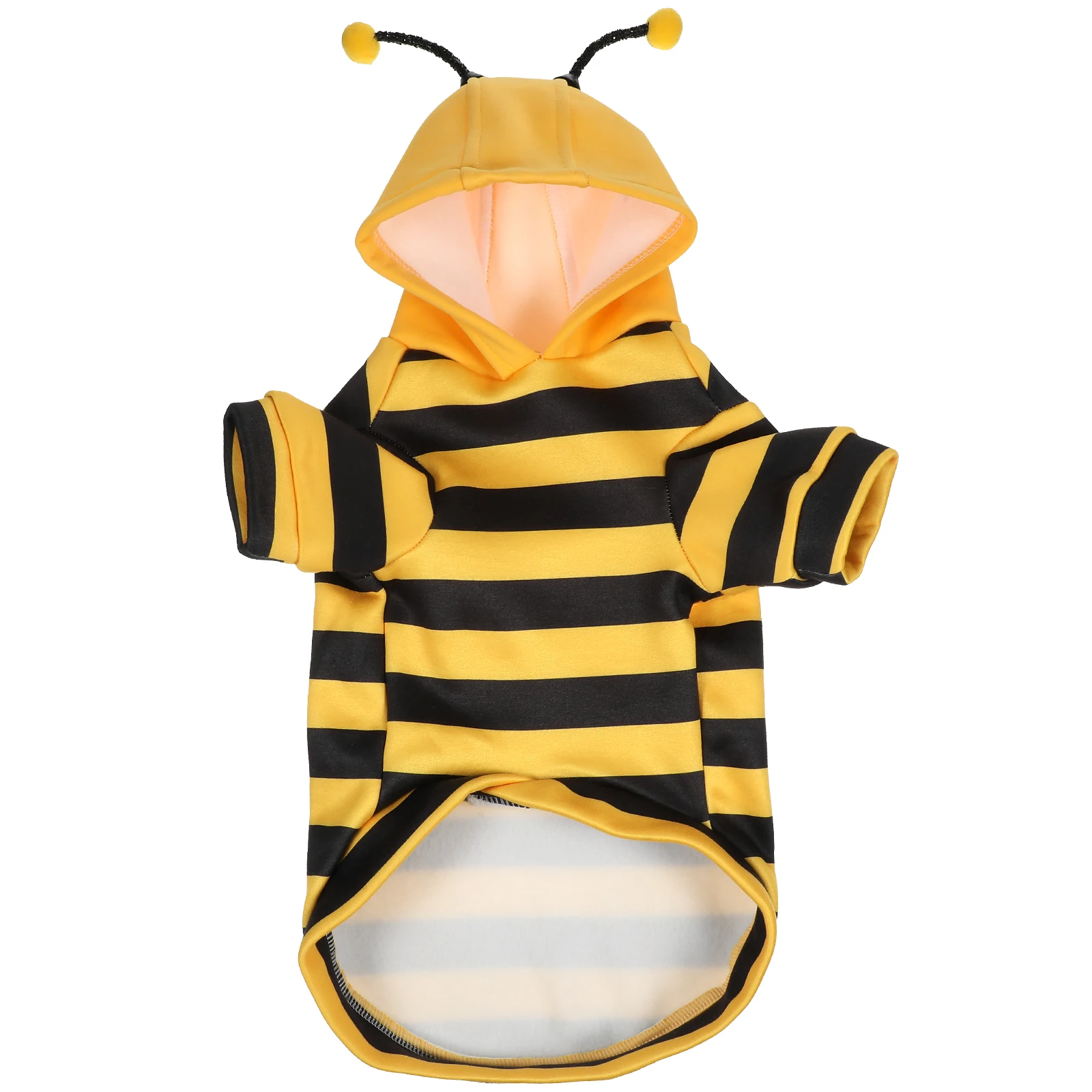 Pet Warm Clothes Bee Costume for Cats Dogs Hoodies Yellow Black XL Size Thin Fleece Lined Soft Material Versatile Use Fun Design
Pet Warm Clothes Bee Costume for Cats Dogs Hoodies Yellow Black XL Size Thin Fleece Lined Soft Material Versatile Use Fun Design