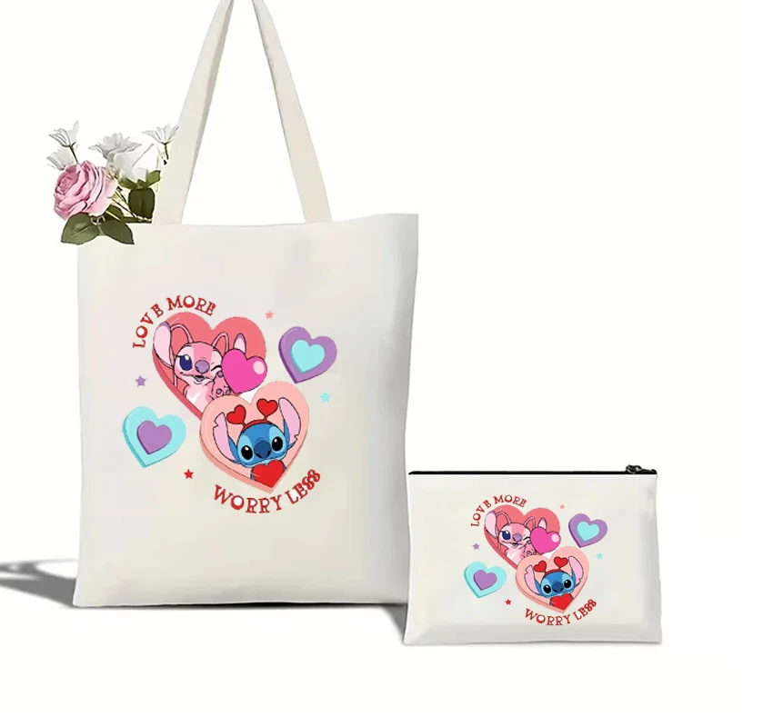 Stitch Handbag Canvas Shoulder Bag Crossbody Shopping Bag Large Capacity Lilo and Stitch Student Storage Bag
Stitch Handbag Canvas Shoulder Bag Crossbody Shopping Bag Large Capacity Lilo and Stitch Student Storage Bag