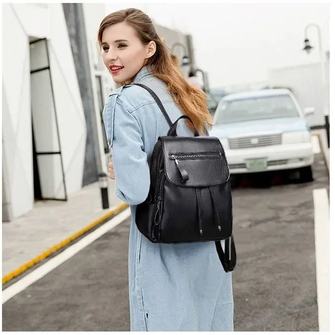 2025 New Trendy Versatile and Fashionable Soft Leather PU Large Capacity Schoolbag for Women's Travel Backpack
2025 New Trendy Versatile and Fashionable Soft Leather PU Large Capacity Schoolbag for Women's Travel Backpack