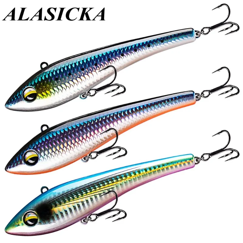 ALASICKA 1pcs Large Sinking Pencil 140mm/71.5g Bait Quality Hooks Long Throw for Sea Fishing Trolling Bass Fishing Tackle
ALASICKA 1pcs Large Sinking Pencil 140mm/71.5g Bait Quality Hooks Long Throw for Sea Fishing Trolling Bass Fishing Tackle