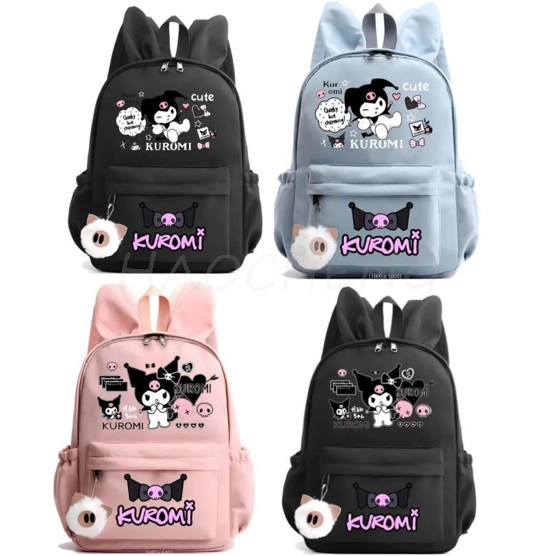 Mochila Lovely Kuromi Melody Student Schoolbag Cute Rabbit Ears Girls Children Backpack Lightweight Women Waterproof Bags Gift
Mochila Lovely Kuromi Melody Student Schoolbag Cute Rabbit Ears Girls Children Backpack Lightweight Women Waterproof Bags Gift