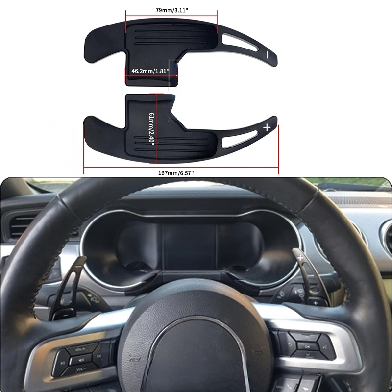 1 Pair Aluminum Car Steering Wheel Shift Paddle Shifter Gear Extension For Ford Mustang 2015 2016 2017 2018 2019 Accessories
1 Pair Aluminum Car Steering Wheel Shift Paddle Shifter Gear Extension For Ford Mustang 2015 2016 2017 2018 2019 Accessories