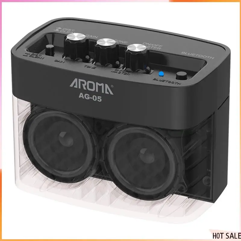 B72A AROMA Guitar Amplifier 5W Electric Guitar Amp Small Practice Guitar Amp With Bluetooth Clean & Overdrive Channels
B72A AROMA Guitar Amplifier 5W Electric Guitar Amp Small Practice Guitar Amp With Bluetooth Clean & Overdrive Channels