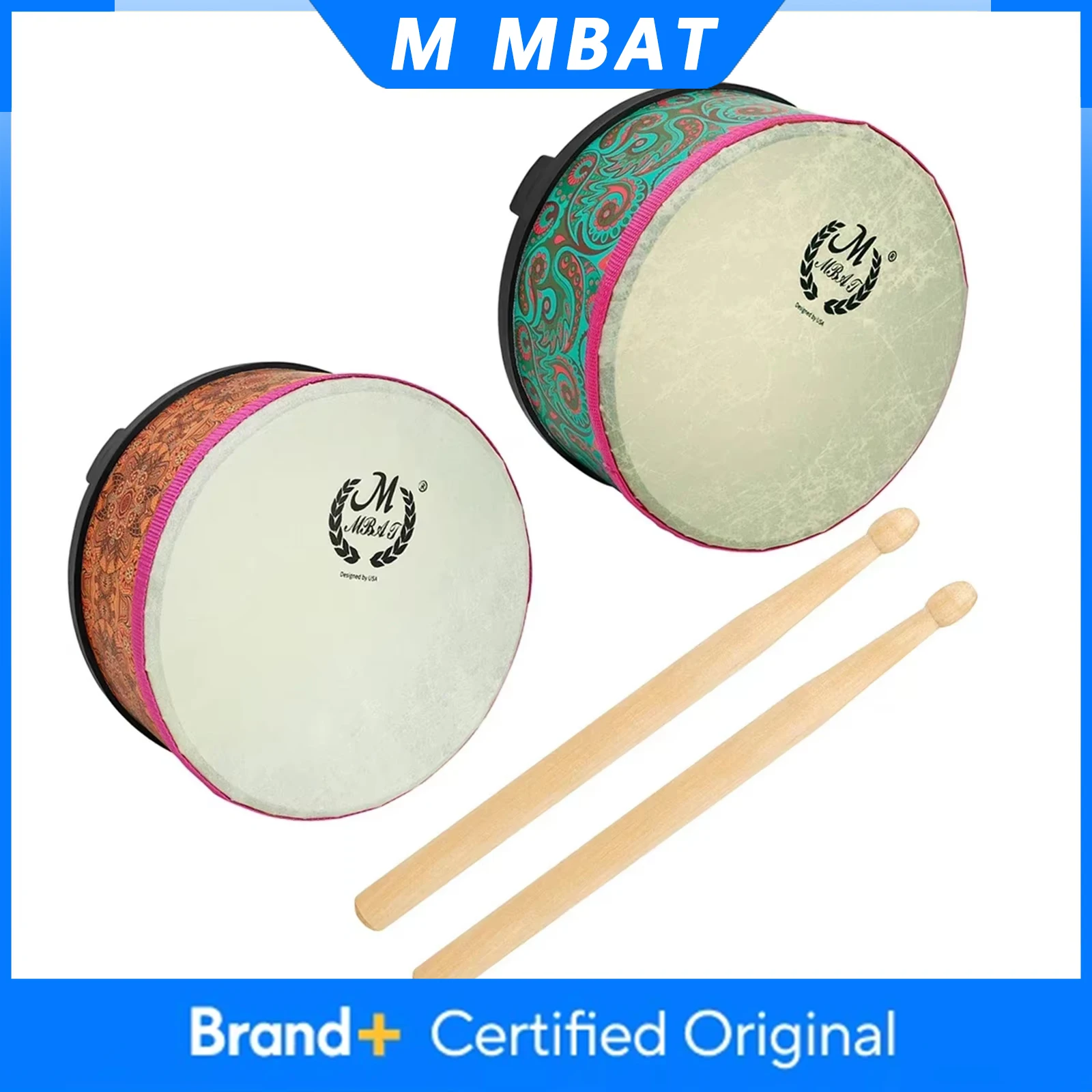 10 Inch Ground Drum Sheepskin Alto Drum Orff Instrument Portable Performance Drum with Drumstick For Beginners Children Gifts
10 Inch Ground Drum Sheepskin Alto Drum Orff Instrument Portable Performance Drum with Drumstick For Beginners Children Gifts