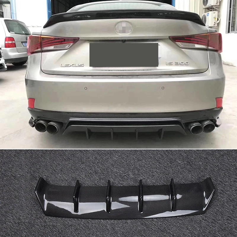 Carbon Fiber Rear Diffuser Bumper Spoiler for Lexus is IS250 IS300 IS350 2017 2018 2019 2020 Car Rear Bumper Accessories
Carbon Fiber Rear Diffuser Bumper Spoiler for Lexus is IS250 IS300 IS350 2017 2018 2019 2020 Car Rear Bumper Accessories