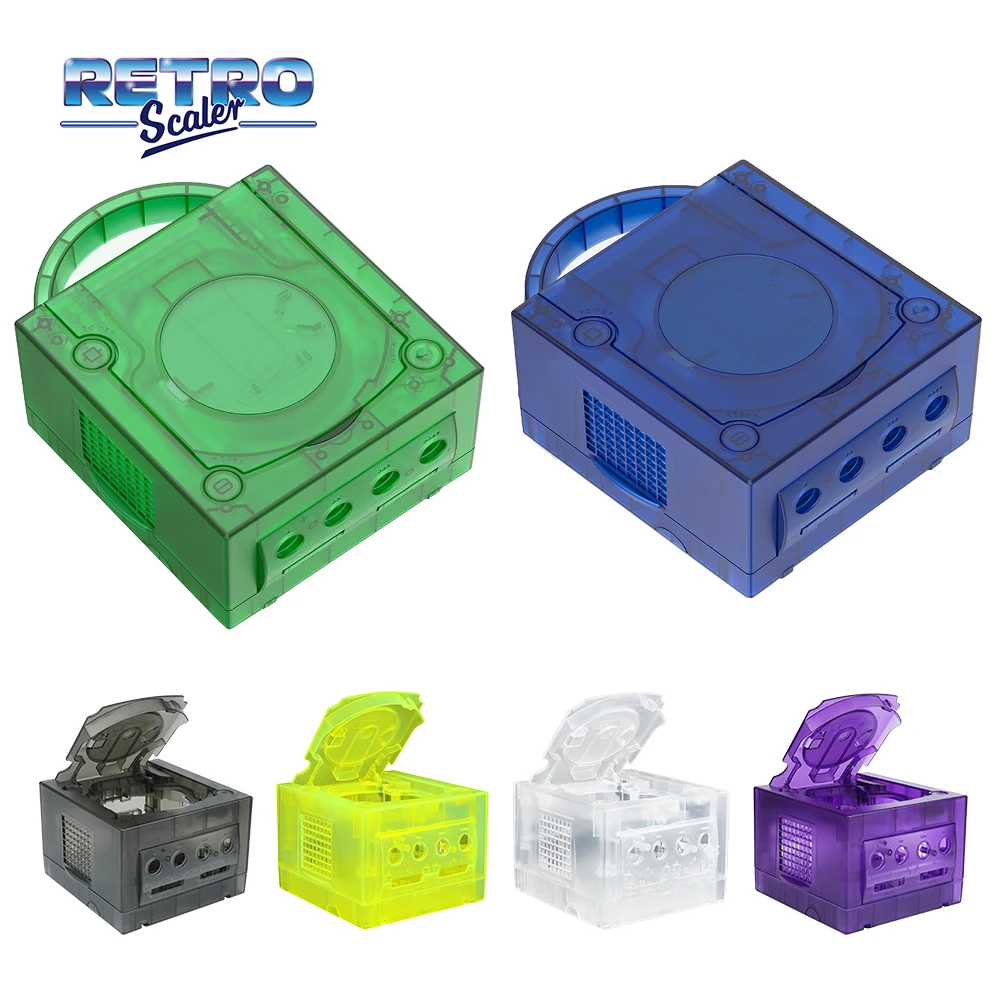 RetroScaler Transparent Box Replacement Case Video Game Console Shell For NGC GameCube DOL-001 and DOL-101 Retro Game Console
RetroScaler Transparent Box Replacement Case Video Game Console Shell For NGC GameCube DOL-001 and DOL-101 Retro Game Console