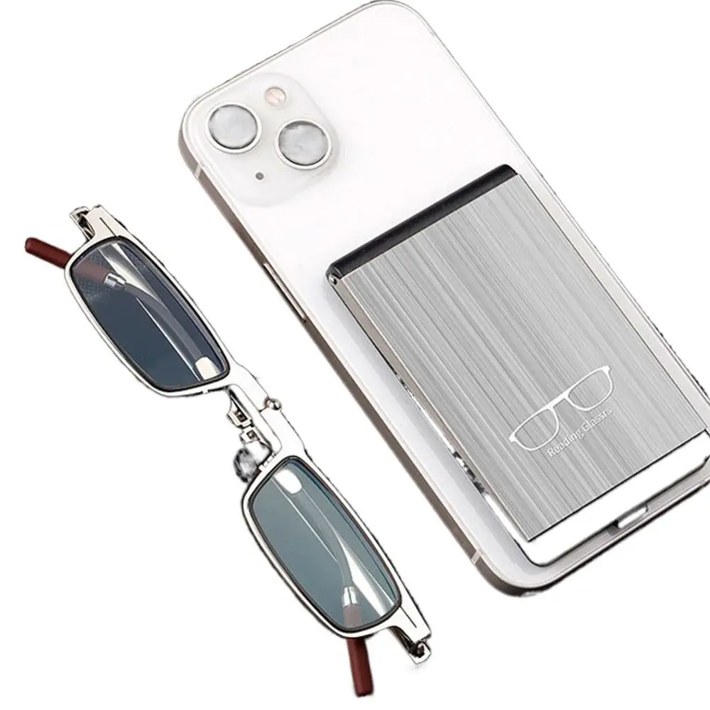 Blue Ray Blocking Anti-Blue Light Reading Glasses Portable Mobile Phone Holder Square Eyeglasses Eye Protection Metal 
Blue Ray Blocking Anti-Blue Light Reading Glasses Portable Mobile Phone Holder Square Eyeglasses Eye Protection Metal