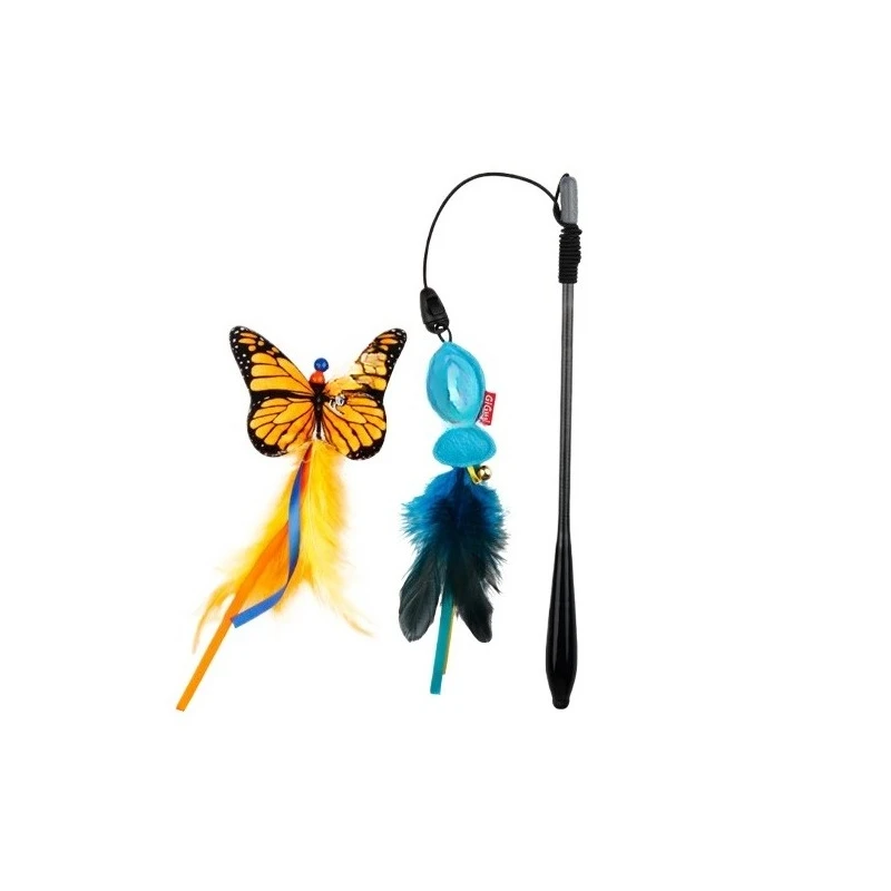 Cat Teaser Cat Feather Bite Resistant High Elastic Retractable Cat Teaser Pet Supplies
Cat Teaser Cat Feather Bite Resistant High Elastic Retractable Cat Teaser Pet Supplies