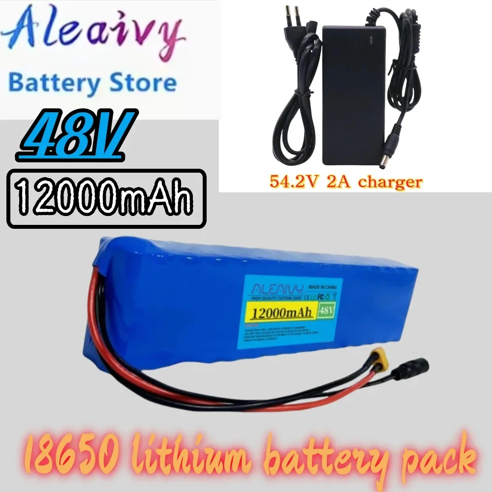 48V 12000mAh 21700 Rechargeable Lithium Battery Pack (13S2P) – For 700W Modified Scooters & Electric Vehicles with 54.6V Charger
48V 12000mAh 21700 Rechargeable Lithium Battery Pack (13S2P) – For 700W Modified Scooters & Electric Vehicles with 54.6V Charger