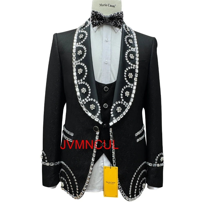 Men's Premium 3 Piece Suit Slim Fit Business Formal Wedding Groom Tuxedo Blazer Vest Pants Set for Banquet Party Reception
Men's Premium 3 Piece Suit Slim Fit Business Formal Wedding Groom Tuxedo Blazer Vest Pants Set for Banquet Party Reception