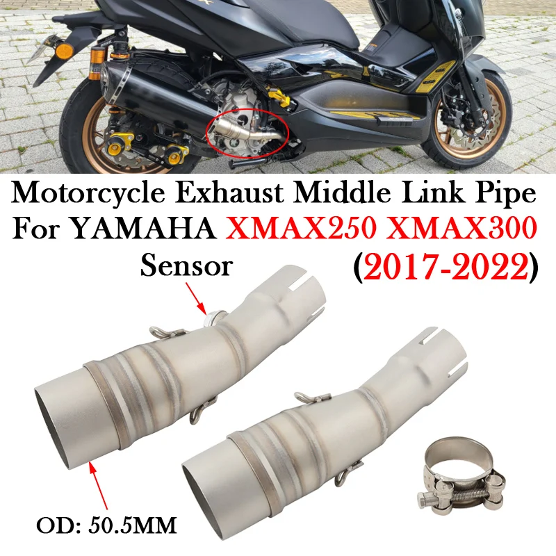Slip-On Motorcycle Exhaust Modify Muffler Escape Moto Middle Link Pipe For YAMAHA XMAX250 XMAX300 XMAX 250 300 2017 - 2021 2022
Slip-On Motorcycle Exhaust Modify Muffler Escape Moto Middle Link Pipe For YAMAHA XMAX250 XMAX300 XMAX 250 300 2017 - 2021 2022