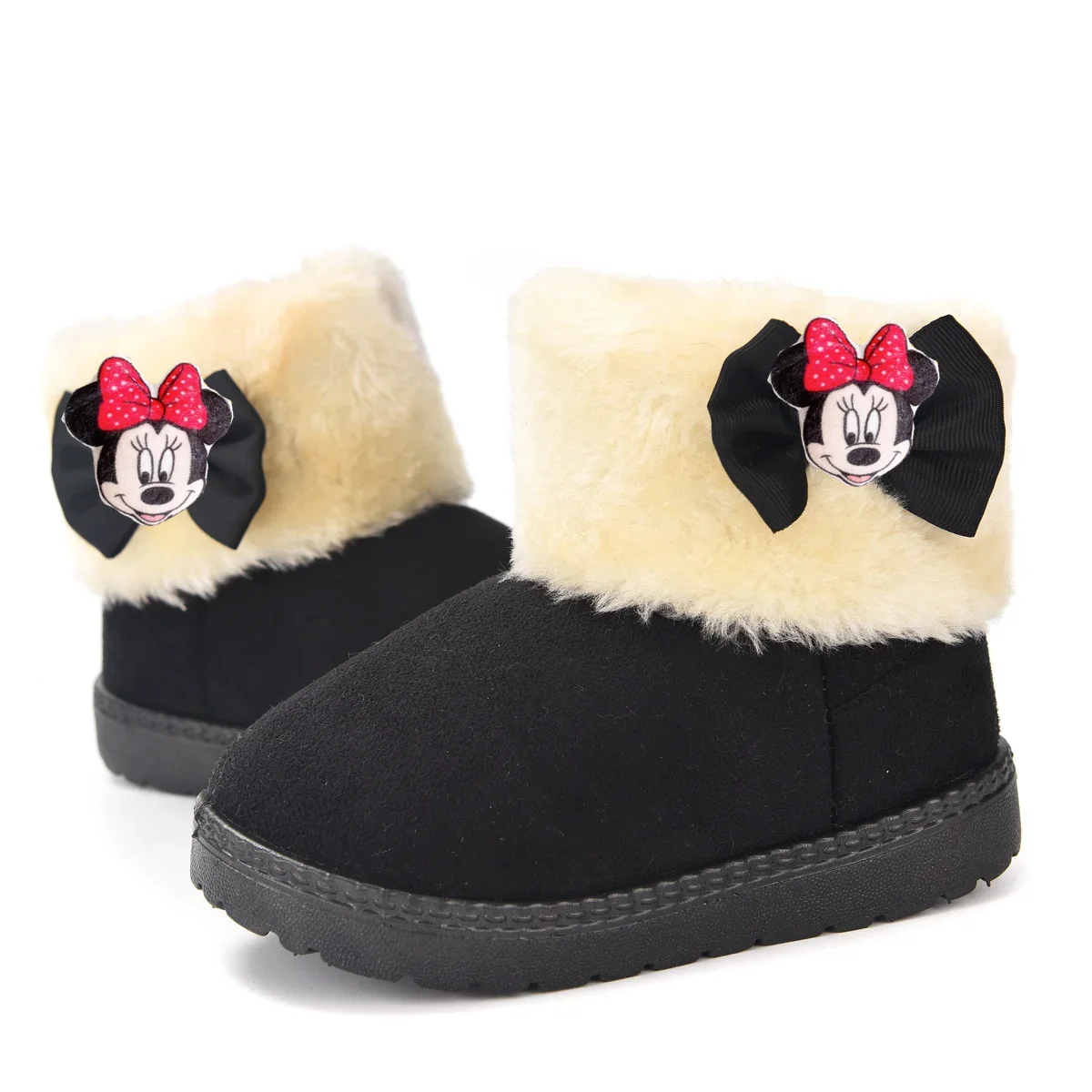 Disney Mickey Mouse Minnie Winter Children's Snow Cotton Boots Baby Thickened Cotton Boots girl Plus Fleece Thermal Casual Shoes
Disney Mickey Mouse Minnie Winter Children's Snow Cotton Boots Baby Thickened Cotton Boots girl Plus Fleece Thermal Casual Shoes