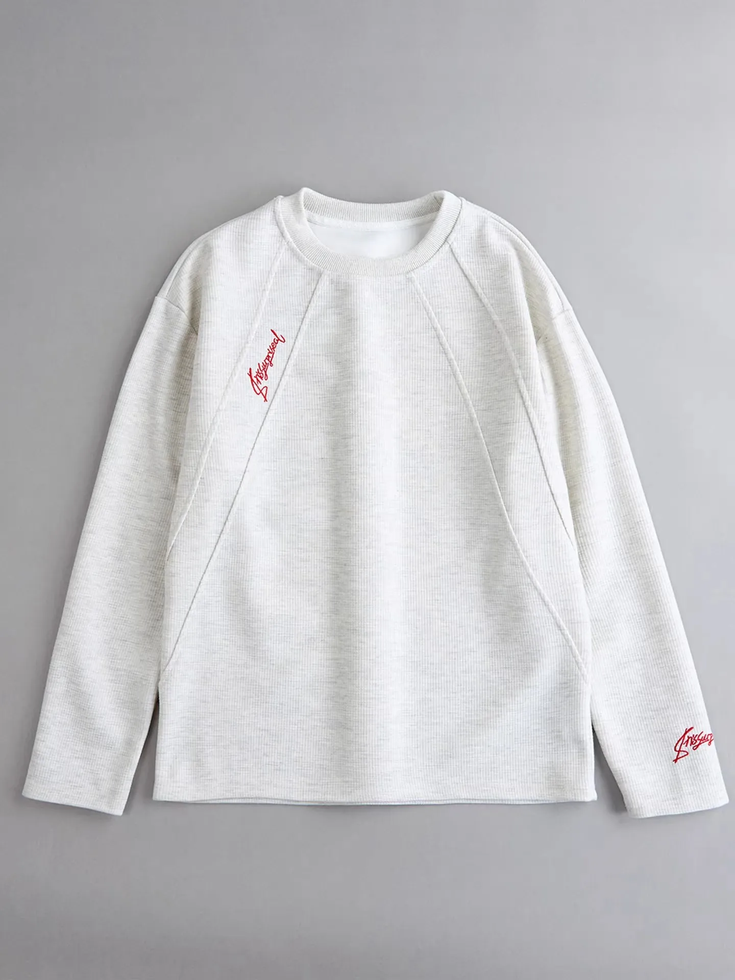 Embroidered Long Sleeve Crew Neck Sweatshirt Men's Spring American Splice Shoulder T-Shirt Cool Inner Wear round Neck Top
Embroidered Long Sleeve Crew Neck Sweatshirt Men's Spring American Splice Shoulder T-Shirt Cool Inner Wear round Neck Top