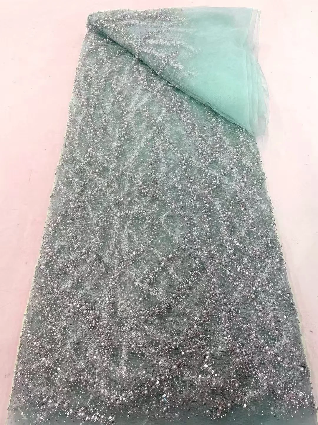 Red African Tulle Beaded Lace Fabric, French Sequins Fabric, Sewing Embroidery Beads, Nigerian Dresses, 5 Yards, 2025
Red African Tulle Beaded Lace Fabric, French Sequins Fabric, Sewing Embroidery Beads, Nigerian Dresses, 5 Yards, 2025