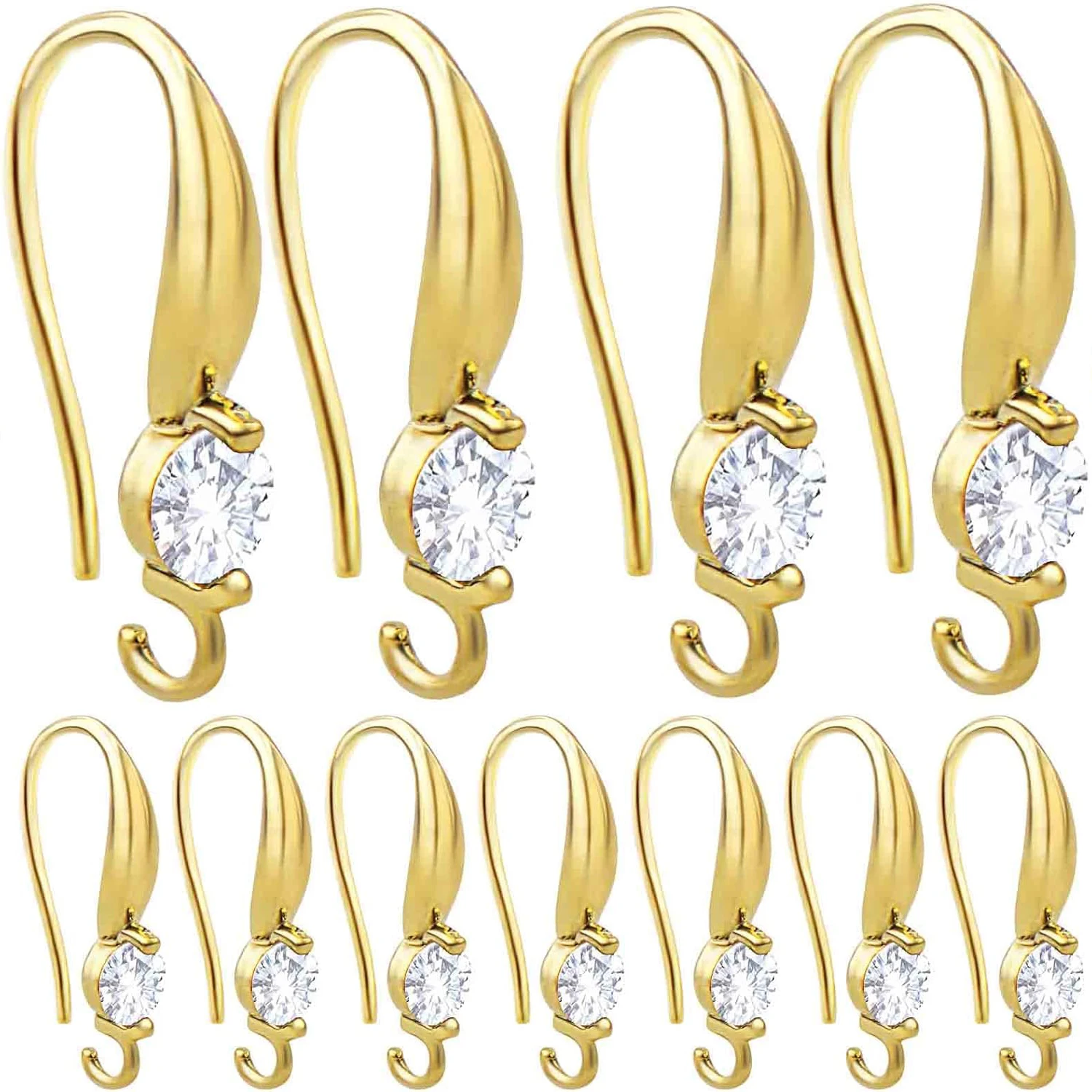 12 шт. латунных французских крючков для серег с круглыми стразами и открытым петлевым соединителем для самостоятельного изготовления висячих серег
12 шт. латунных французских крючков для серег с круглыми стразами и открытым петлевым соединителем для самостоятельного изготовления висячих серег