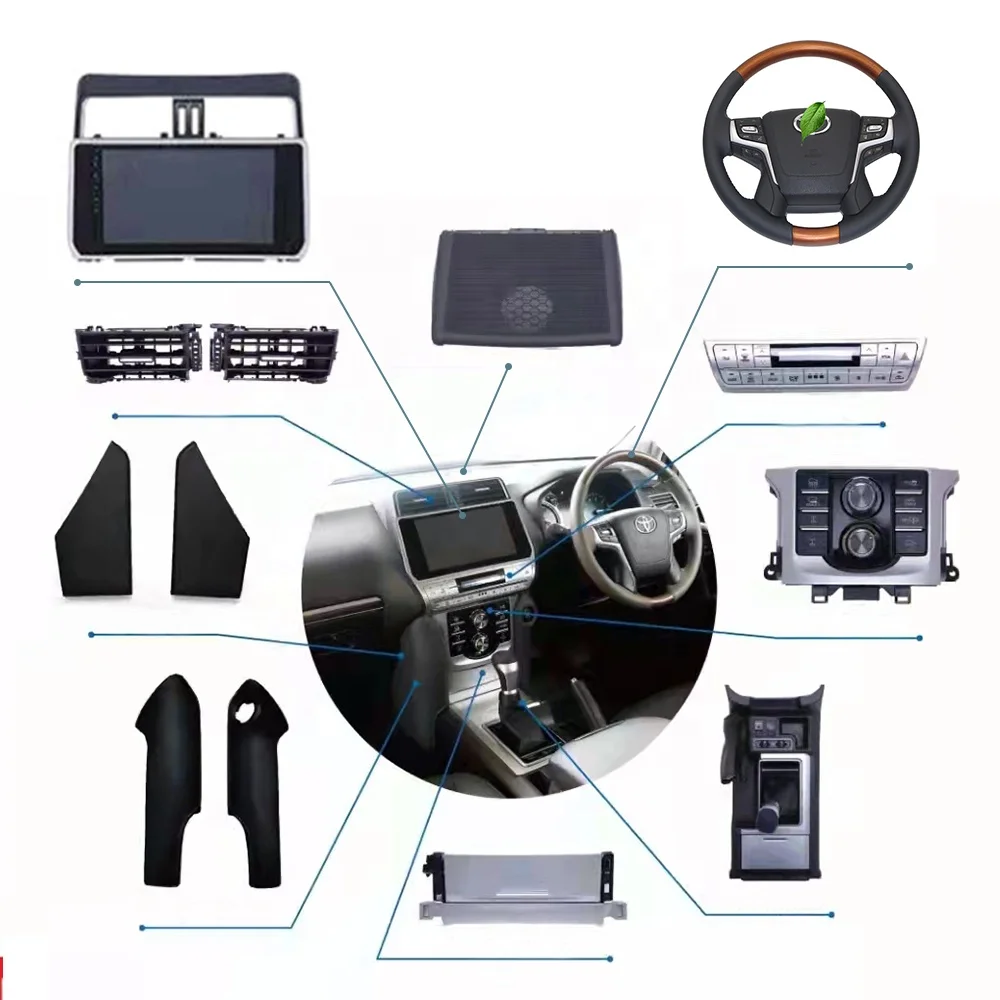 Factory Sell FJ150 Interior Kits For Toyota Prado 2010-2017 Upgrade 2018-2021,Right-Hand Interior Trim
Factory Sell FJ150 Interior Kits For Toyota Prado 2010-2017 Upgrade 2018-2021,Right-Hand Interior Trim