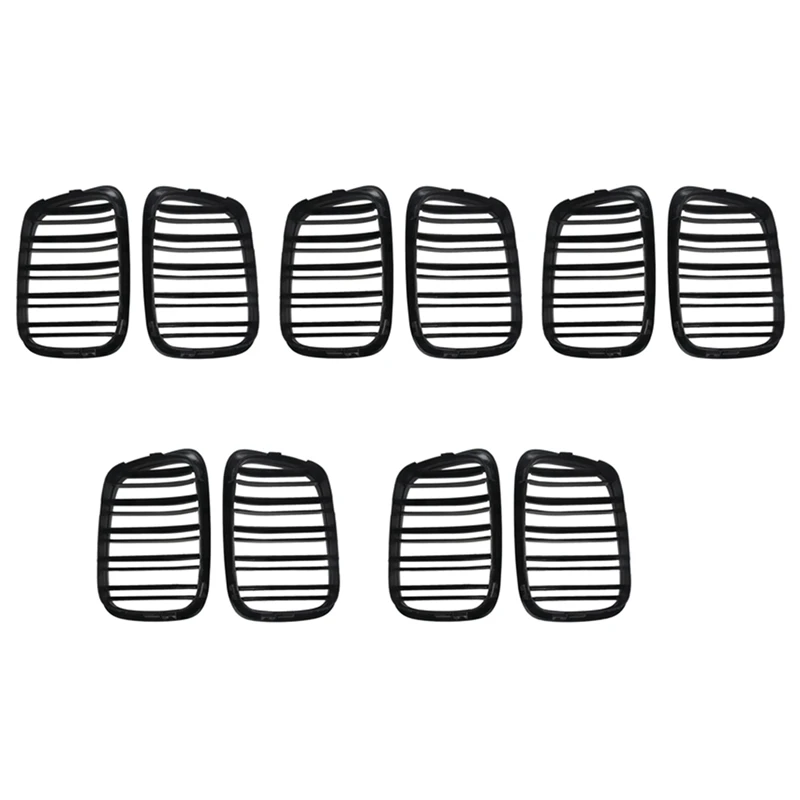 10X Glossy Black Front Hood Kidney Grille Grill Dual Line For BMW E39 5-Series 525 528 1995-2004 51137005837 51137005838
10X Glossy Black Front Hood Kidney Grille Grill Dual Line For BMW E39 5-Series 525 528 1995-2004 51137005837 51137005838