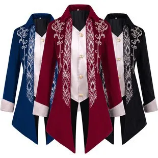 Новинка 2025 года, мужская атласная ткань на Хэллоуин в стиле панк, средневековый готический викторианский стиль Sle Jaet Long Sve, четыре сезона, без бренда, Cl...
Новинка 2025 года, мужская атласная ткань на Хэллоуин в стиле панк, средневековый готический викторианский стиль Sle Jaet Long Sve, четыре сезона, без бренда, Cl...