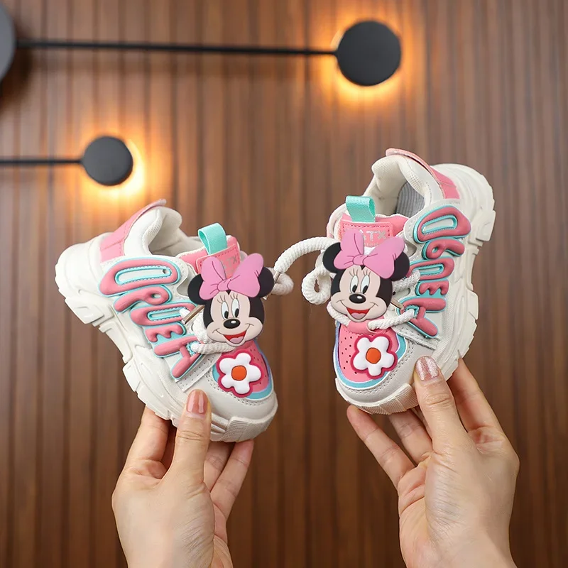 Boys Toddler Shoes Cartoon minnie Student Running Shoes Disney Mickey Mouse Spring Fall New Kids Sneakers Girls Casual Shoes
Boys Toddler Shoes Cartoon minnie Student Running Shoes Disney Mickey Mouse Spring Fall New Kids Sneakers Girls Casual Shoes