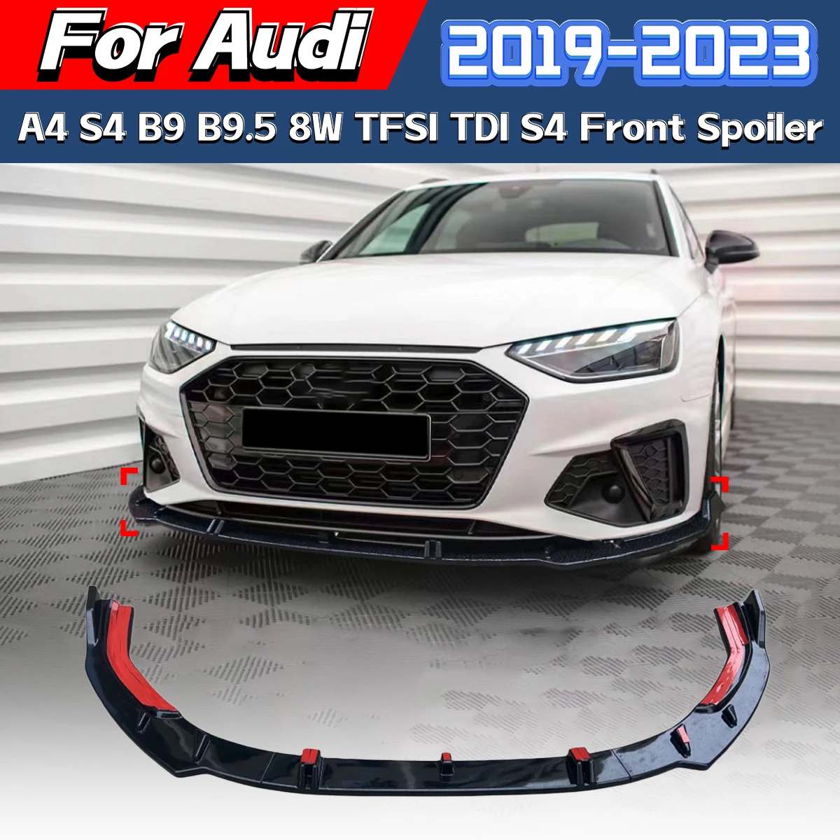 For Audi A4 S4 B9 B9.5 8W TFSI TDI S4 2019 2020 2021 2022 2023 Front Spoiler Splitter Lip Body Front Bumper Modification Kit
For Audi A4 S4 B9 B9.5 8W TFSI TDI S4 2019 2020 2021 2022 2023 Front Spoiler Splitter Lip Body Front Bumper Modification Kit