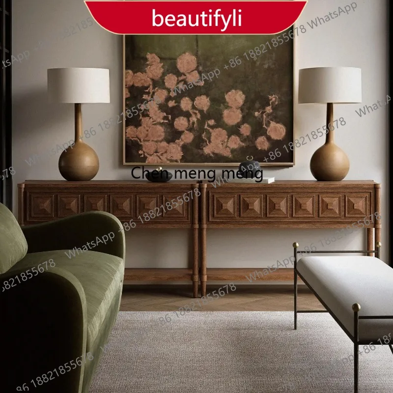 M02 French retro solid wood entrance cabinet living room American light luxury carving entrance table decorative cabinet
M02 French retro solid wood entrance cabinet living room American light luxury carving entrance table decorative cabinet