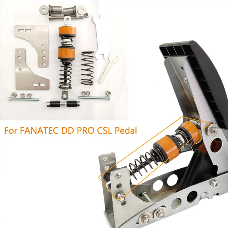 For FANATEC DD PRO CSL Pedal Simulated racing Modification Pedal Brake Throttle Adjustable Damping MOD Kit
For FANATEC DD PRO CSL Pedal Simulated racing Modification Pedal Brake Throttle Adjustable Damping MOD Kit