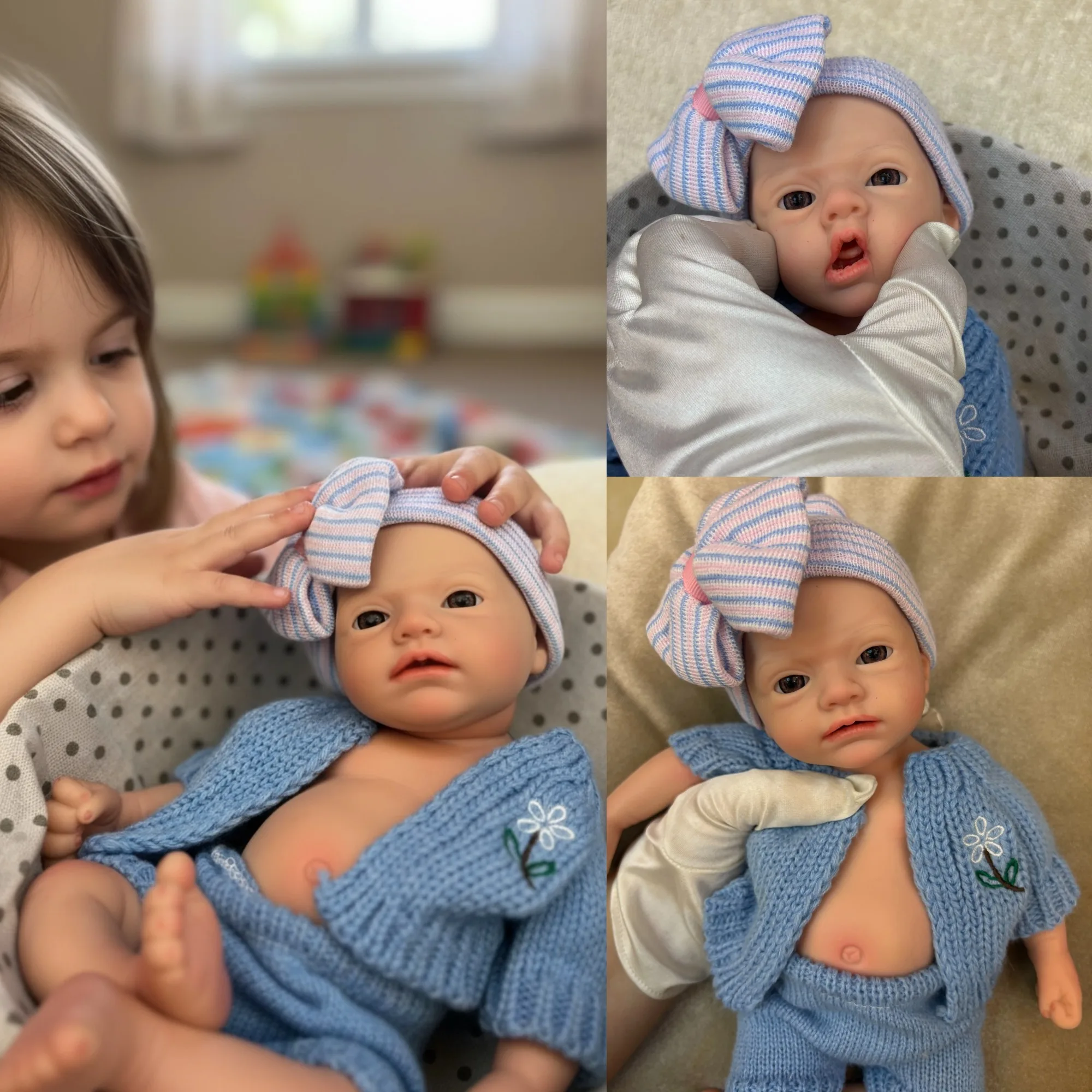 13-дюймовая твердая силиконовая кукла для новорожденных ручной работы с 3D росписью кожи Bebe для новорожденных девочек, неокрашенная или окрашенная на выбор
13-дюймовая твердая силиконовая кукла для новорожденных ручной работы с 3D росписью кожи Bebe для новорожденных девочек, неокрашенная или окрашенная на выбор