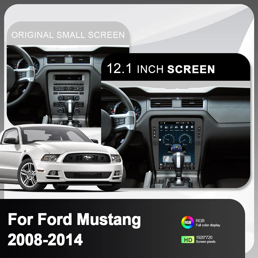 12,1-дюймовый для Ford Mustang 2010-2014 Android 12, восьмиядерный 8G + 128G автомобильный мультимедийный плеер, стереоприемник, радио 4G WIFI GPS QLED
12,1-дюймовый для Ford Mustang 2010-2014 Android 12, восьмиядерный 8G + 128G автомобильный мультимедийный плеер, стереоприемник, радио 4G WIFI GPS QLED