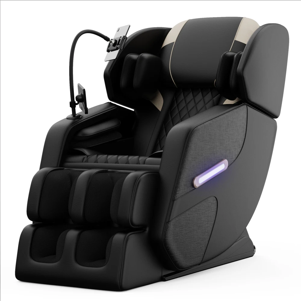 Zero Gravity Massage Chair Recliner Full Body Air Pressure 5 Modes Heating 3 Intensity Levels Foot Relax Bluetooth Blue Lights
Zero Gravity Massage Chair Recliner Full Body Air Pressure 5 Modes Heating 3 Intensity Levels Foot Relax Bluetooth Blue Lights