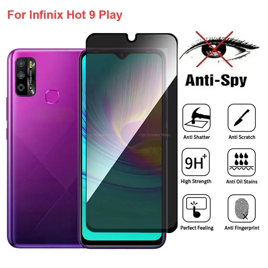 Hot 9 X680 Anti Spy Privacy Tempered Glass Screen Protector Compatible For Infinix Hot9 Play Phone Film
Hot 9 X680 Anti Spy Privacy Tempered Glass Screen Protector Compatible For Infinix Hot9 Play Phone Film