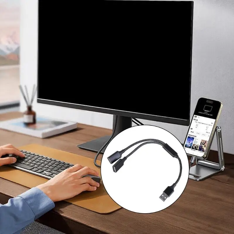 Y4QF 2 порт USB Extender мужчина с двойным расширением женского пола для флеш -клавиатуры для настольных и игровых приставок для
Y4QF 2 порт USB Extender мужчина с двойным расширением женского пола для флеш -клавиатуры для настольных и игровых приставок для