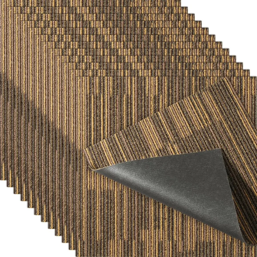 Carpet Tiles Reusable 20"x 20"Carpet Squares With Padding Attached Soft Padded Carpet Tiles Easy Install DIY for Bedroom Livin
Carpet Tiles Reusable 20"x 20"Carpet Squares With Padding Attached Soft Padded Carpet Tiles Easy Install DIY for Bedroom Livin