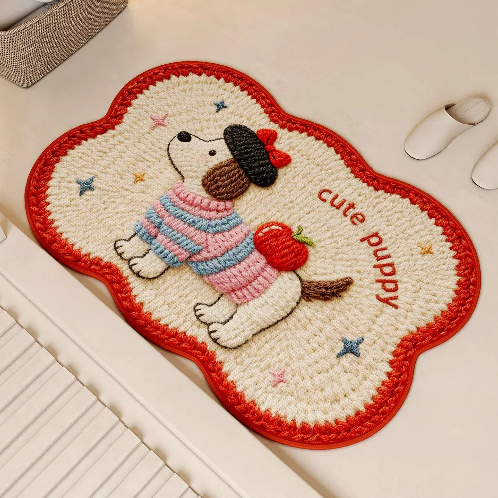 New 40*60cm Diatom Mud Mat Cartoon Design Cute Pattern Puppy Mat Quick-Dry Feature Absorbent Material Non-Slip Rug Bathroom Use
New 40*60cm Diatom Mud Mat Cartoon Design Cute Pattern Puppy Mat Quick-Dry Feature Absorbent Material Non-Slip Rug Bathroom Use